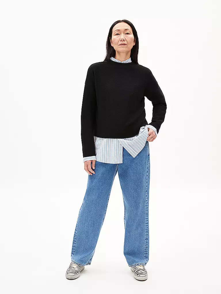 ARMEDANGELS Pullover MERINAA schwarz