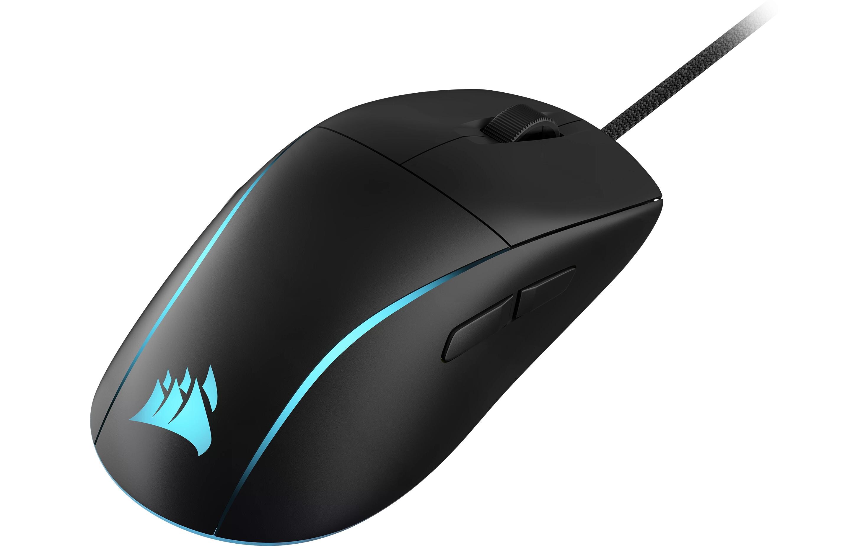 Gaming-Maus M75 SchwarzLeichte RGB-Gaming-Maus mit 26'000 dpi Corsair «Marksman»-Sensor