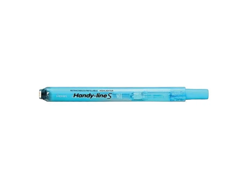 Highlighter Pentel Handy-line S med trykmekanisme blå