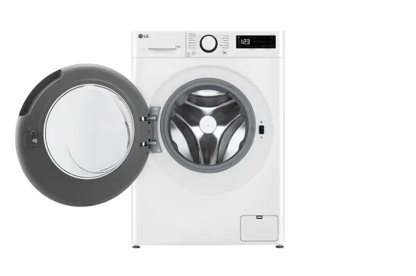 LG Serie R5 F4DR509SBW - Vaske-/ tørremaskine - bredde: 60 cm - dybde: 62 cm - højde: 85 cm - frontbetjening - 9 kg - 1400 rpm - hvid