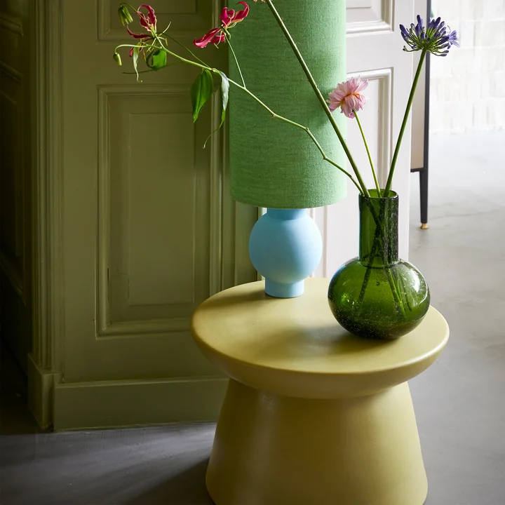 HKliving - Terra Beistelltisch, Ø 23 cm, grün