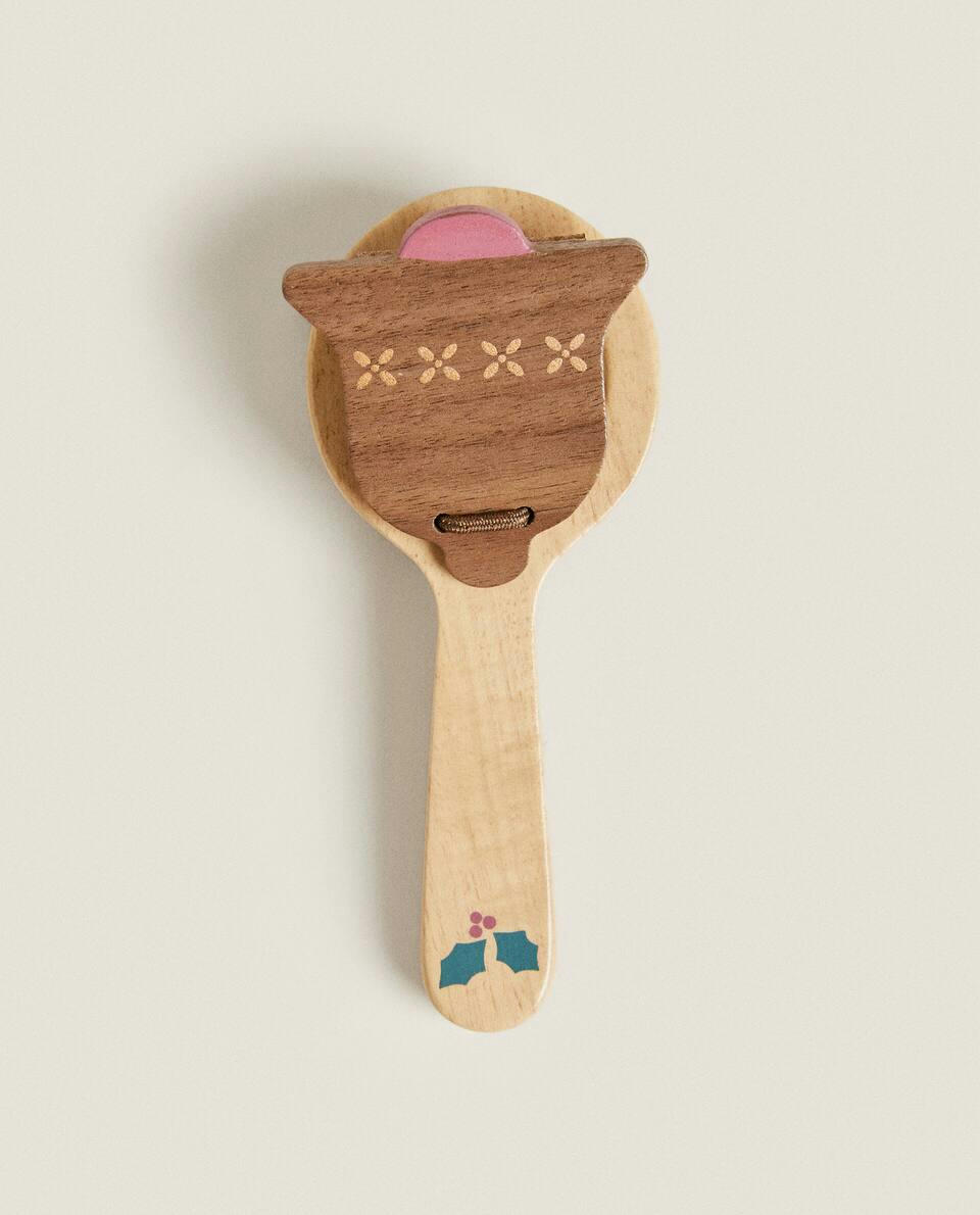 Brinquedo infantil de Natal: castanholas