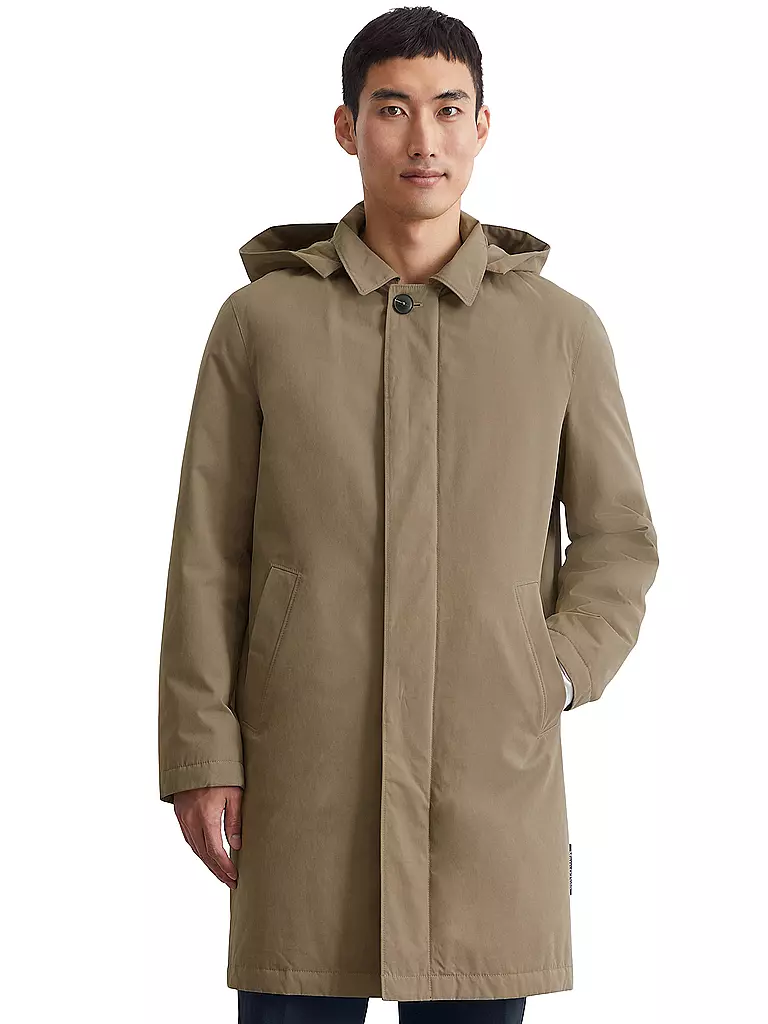 MARC O'POLO Trenchcoat braun