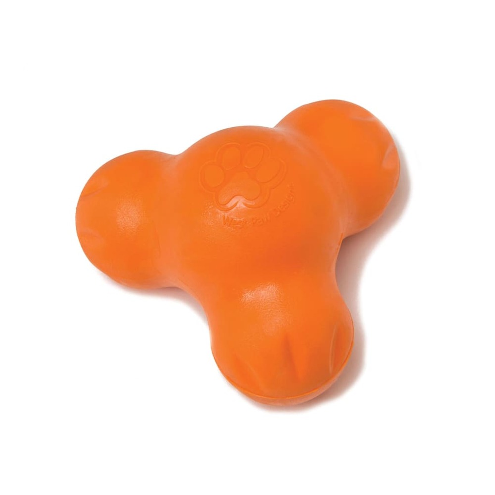 Jouet pour chiens avec zogoflex tux orange mandarine s