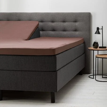 Hoeslaken Comfort Stretch - Splittopper - Terra
