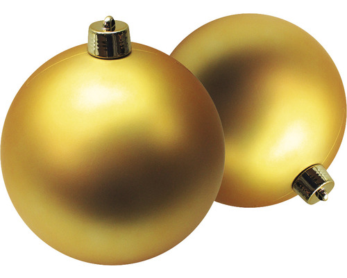Grote XXL kerstbal Lafiora Ø 30 cm mat goud