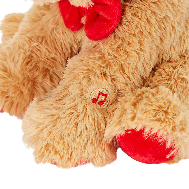 Peluche de Noël animée et musicale renne