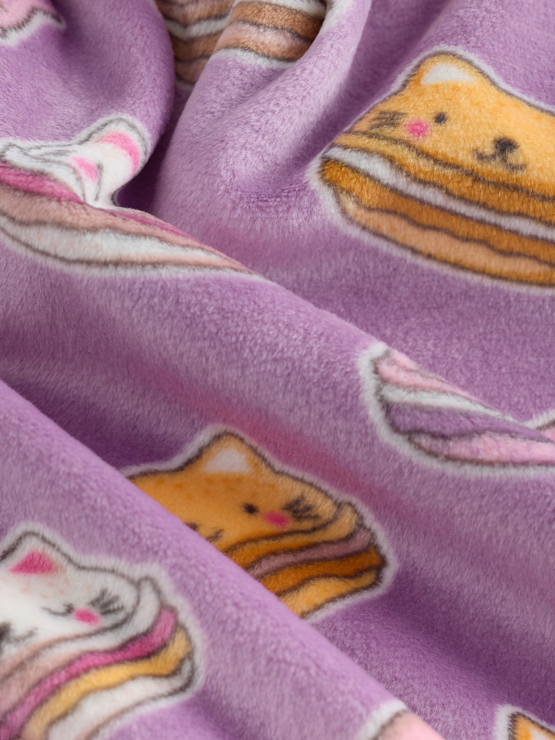 Pink Cataroon - Behaaglijke fleece pyjama (3-16 jr)