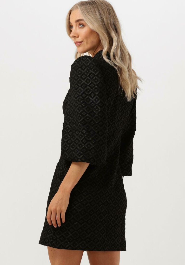 Y.A.S. zwarte y.a.s. mini jurk yascisca 3/4 dress