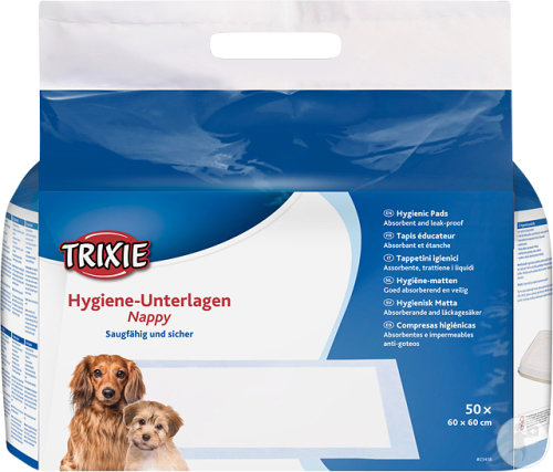 Trixie Nappy Tapis Éducateur Pour Chiots 60x60cm 50 Pièces
