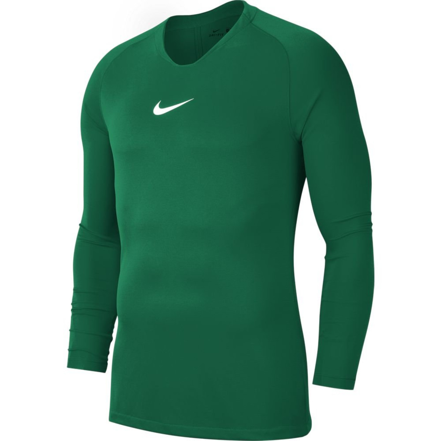 Nike Dri-Fit Park Ondershirt Lange Mouwen Groen Wit
