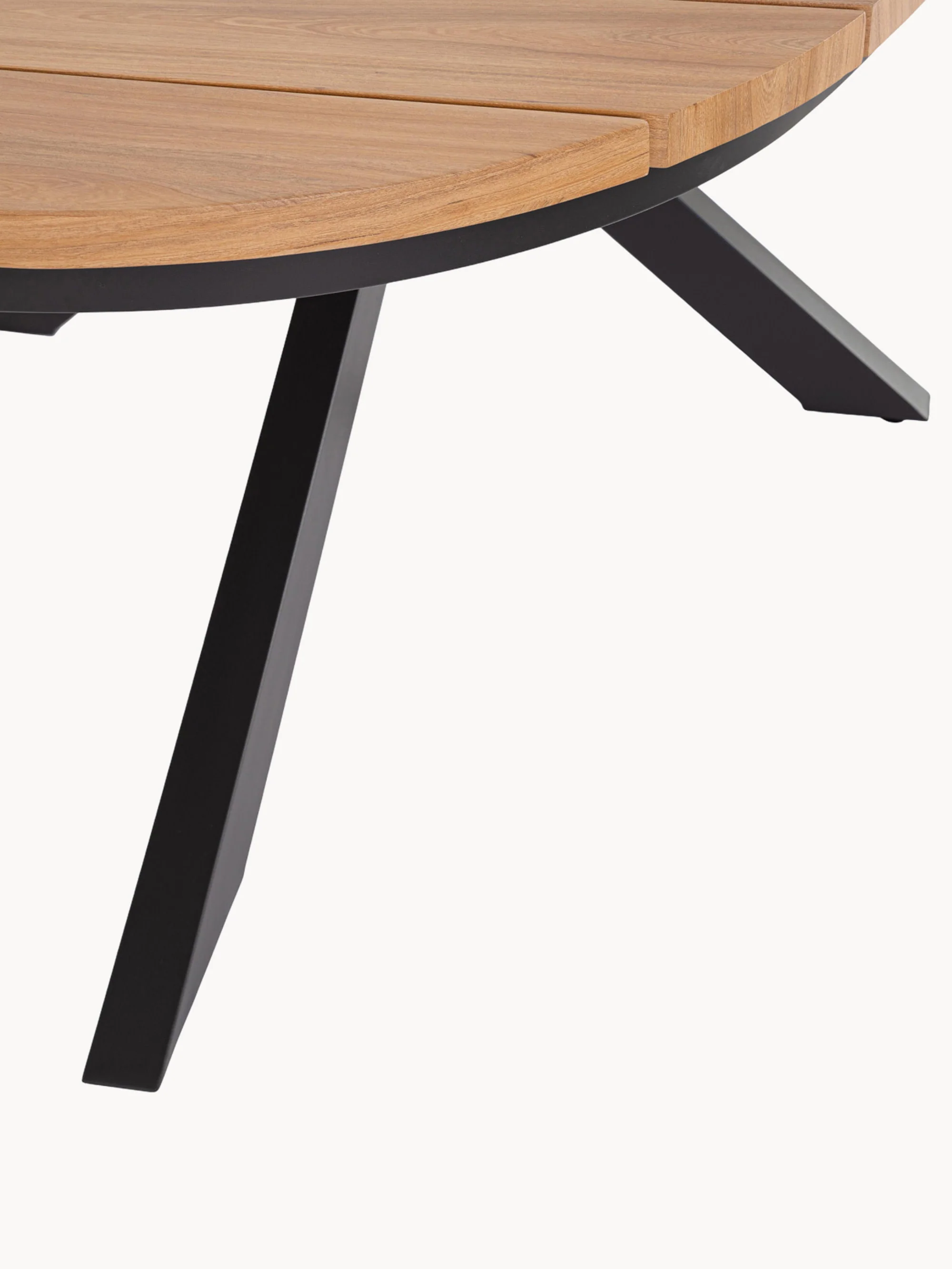 Ovale tuintafel Zelmar, 218 x 115 cm