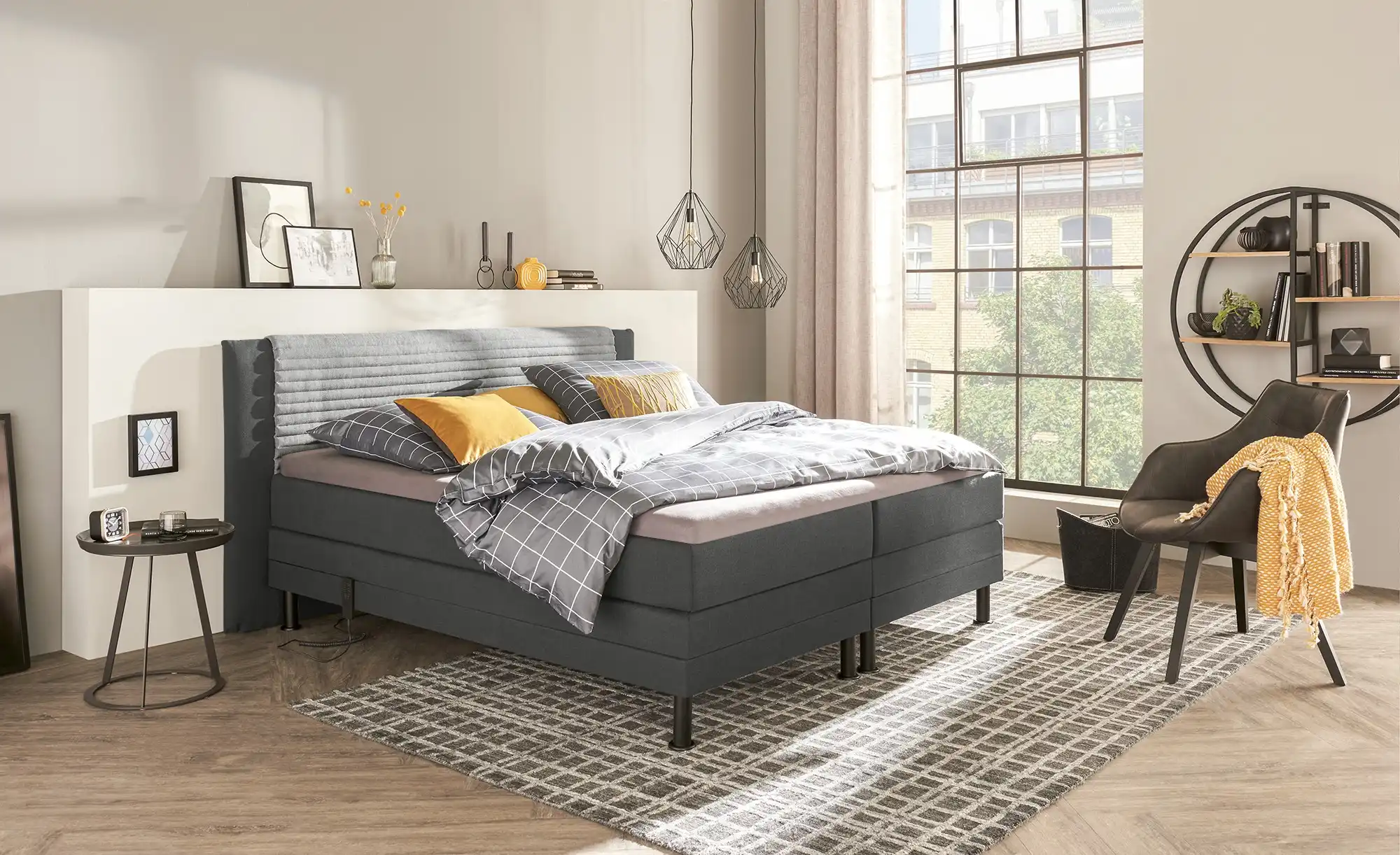 SKAGEN BEDS Motor-Boxspringbett Synda