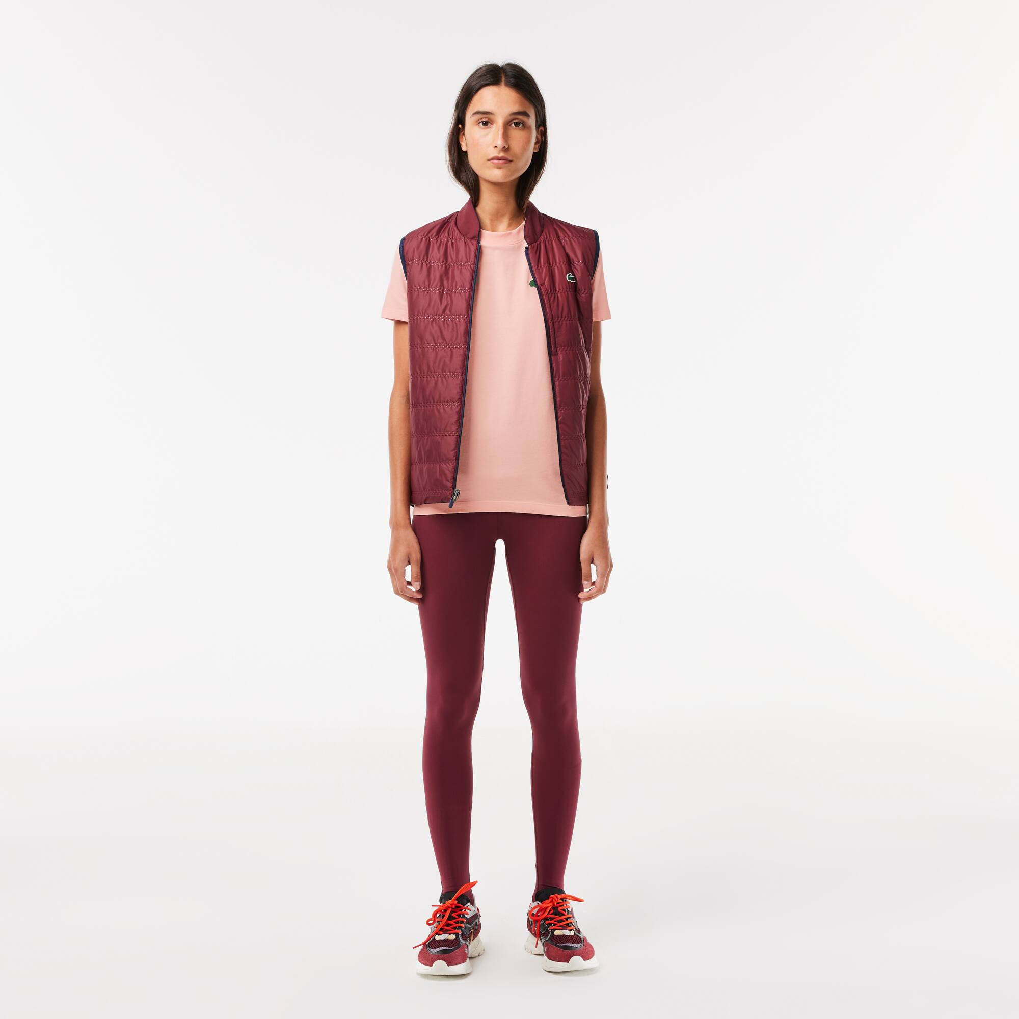 Sneakers L003 Neo femme en textile Sneakers - Rouge - Lacoste - Femme