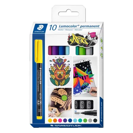 STAEDTLER® Lumocolor® permanent pen 317 Universalstift M, 10 Stück
