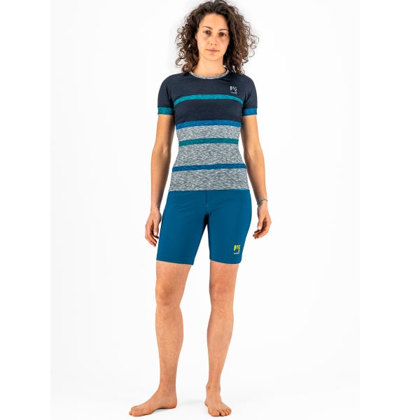 Short randonnée KARPOS DOLADA W BERMUDA MOROCCAN BLUE/BLUE BIRD
