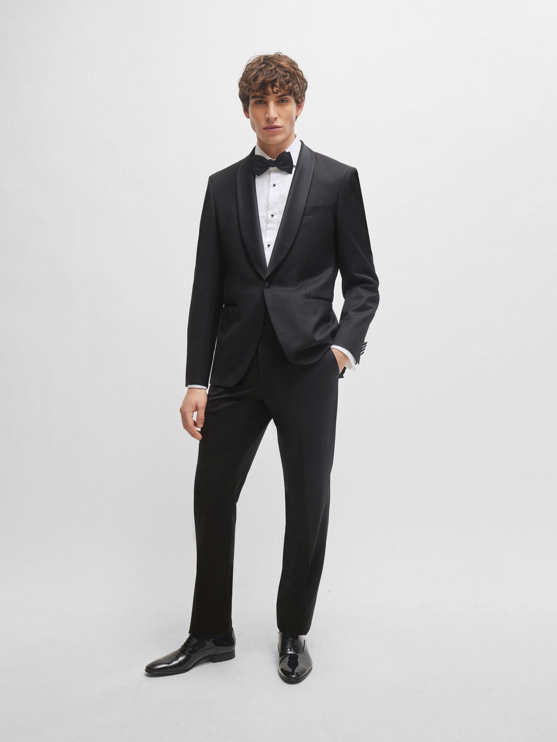 BOSS Slim Fit Stretch Poplin Oxford Shirt