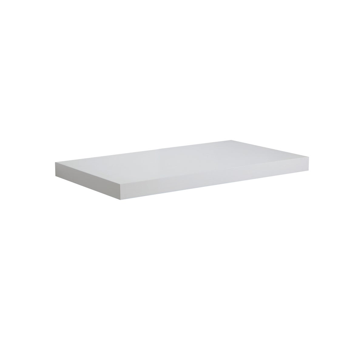 Witte plank met houtlook - 90 cm | Valentina