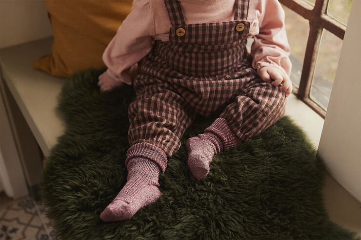 mpKids Ida glitter socks Maroon