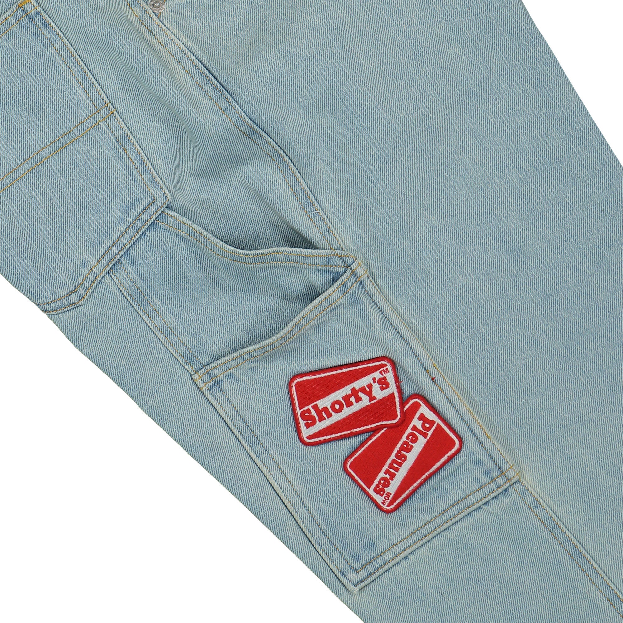 Pleasures<br>Box Logo Carpenter Jeans