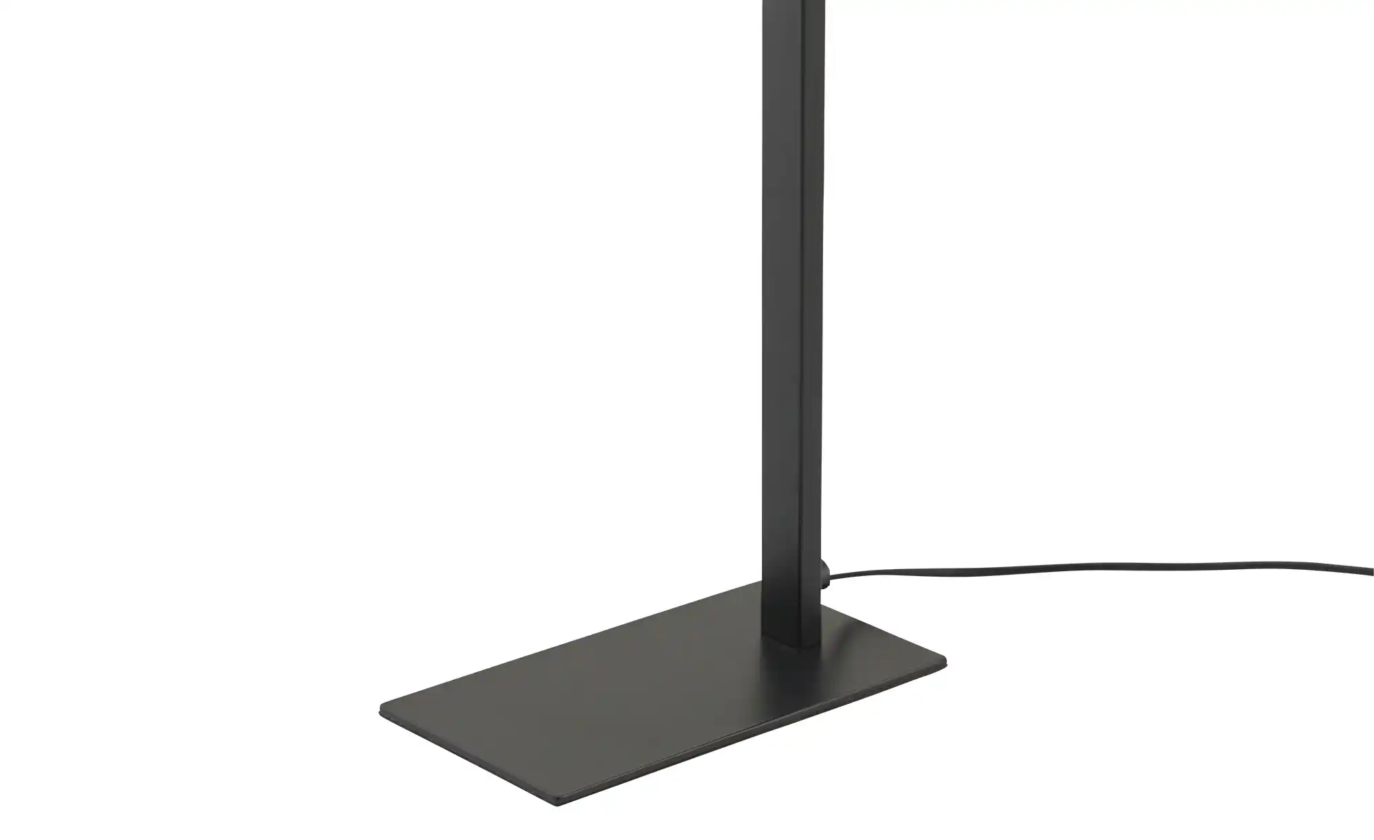 KHG LED-Stehleuchte, 1-flammig, schwarz, gebogen