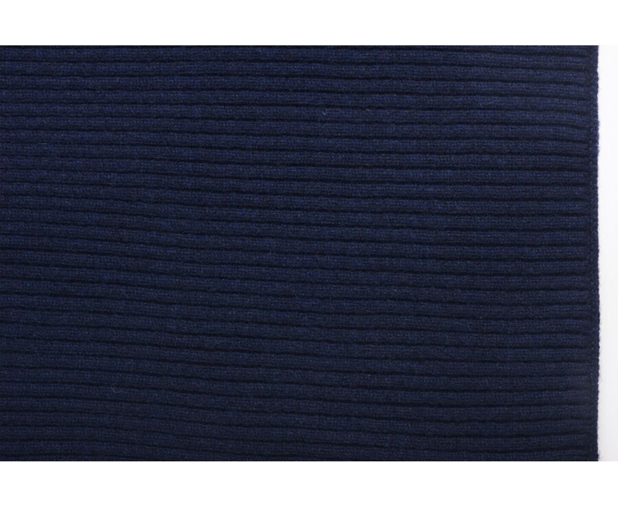 Écharpe Laine Homme Bleu Marine