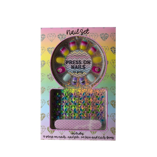 Nagelset - Kunstnägel, Nagelsticker, Feile