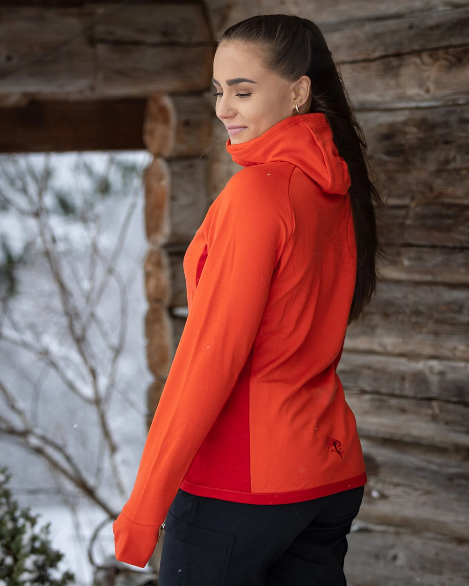 Cecilie Wool Hood Jacket