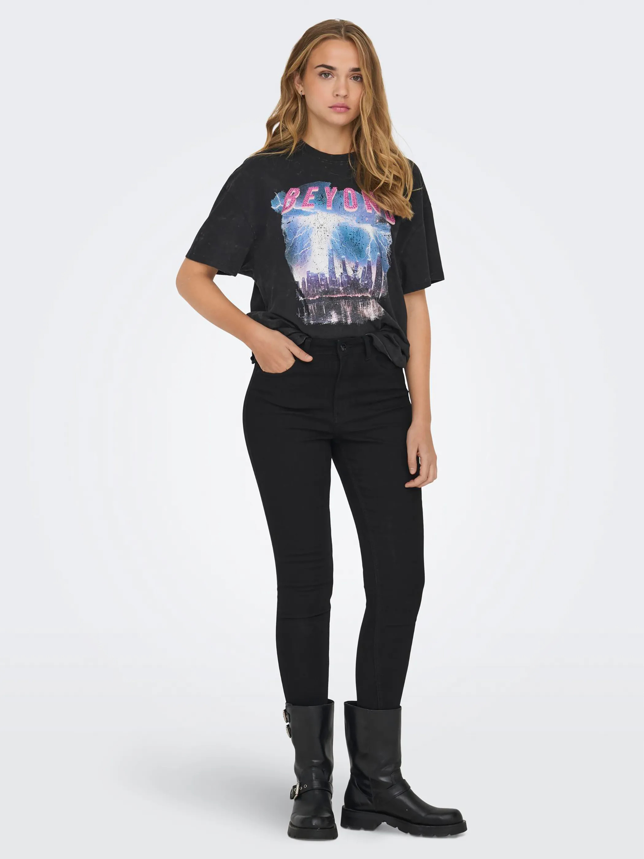 Only ONLLUCCA LIFE S/S NIG Shirt