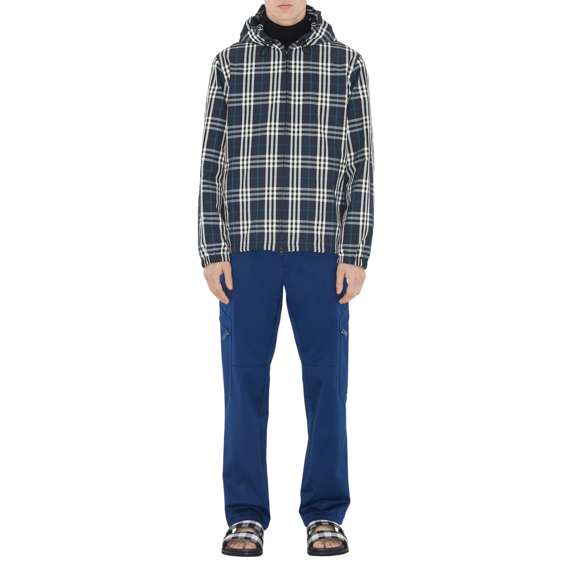 Burberry| Herren Kapuzenjacke HACKNEY CHK