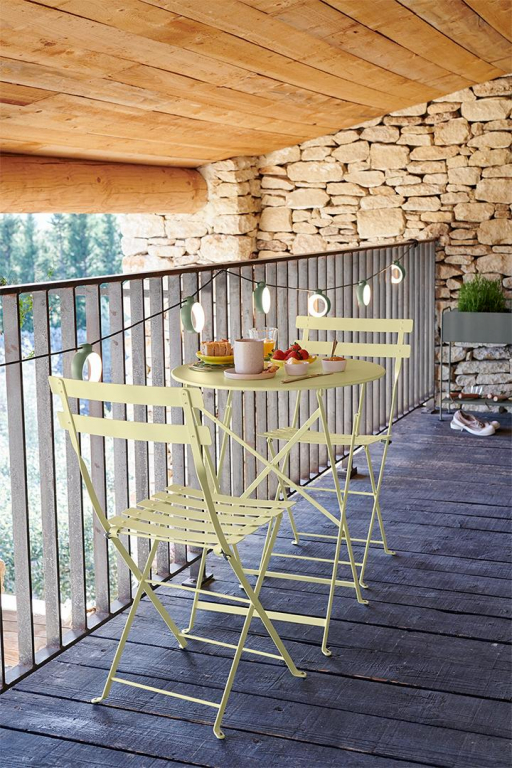 Fermob Bistro tuintafel 60 Cotton White