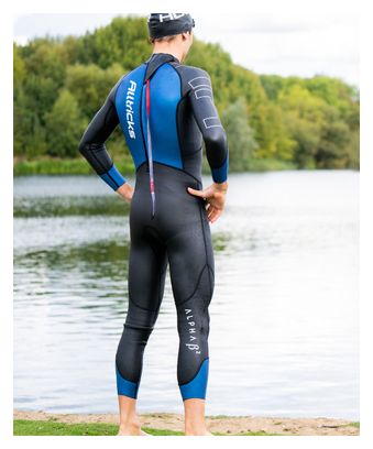 Combinaison Néoprène Huub Alpha-Beta x Alltricks Noir / Bleu
