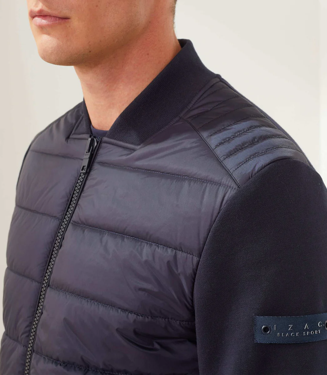 Sweat zippé marine 