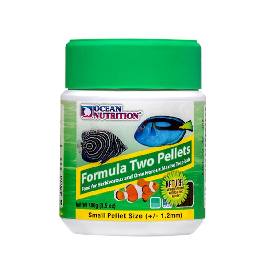 Fórmula Dois da Ocean Nutrition em Pellets Marinhos para Peixes Tropicais