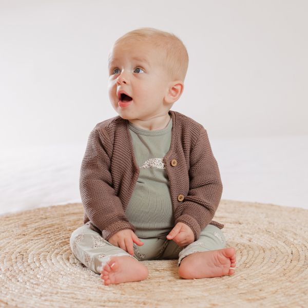 Babylook Knit Vest - Maat 50/56 - Deep Taupe
