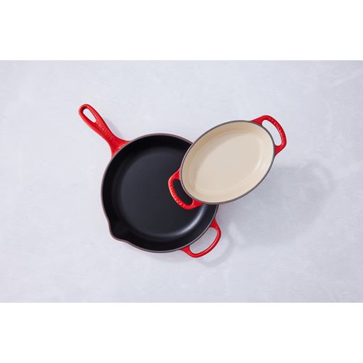 Le Creuset Signature Collection Støbejerns Stegepande, Cerise, Ø23 cm