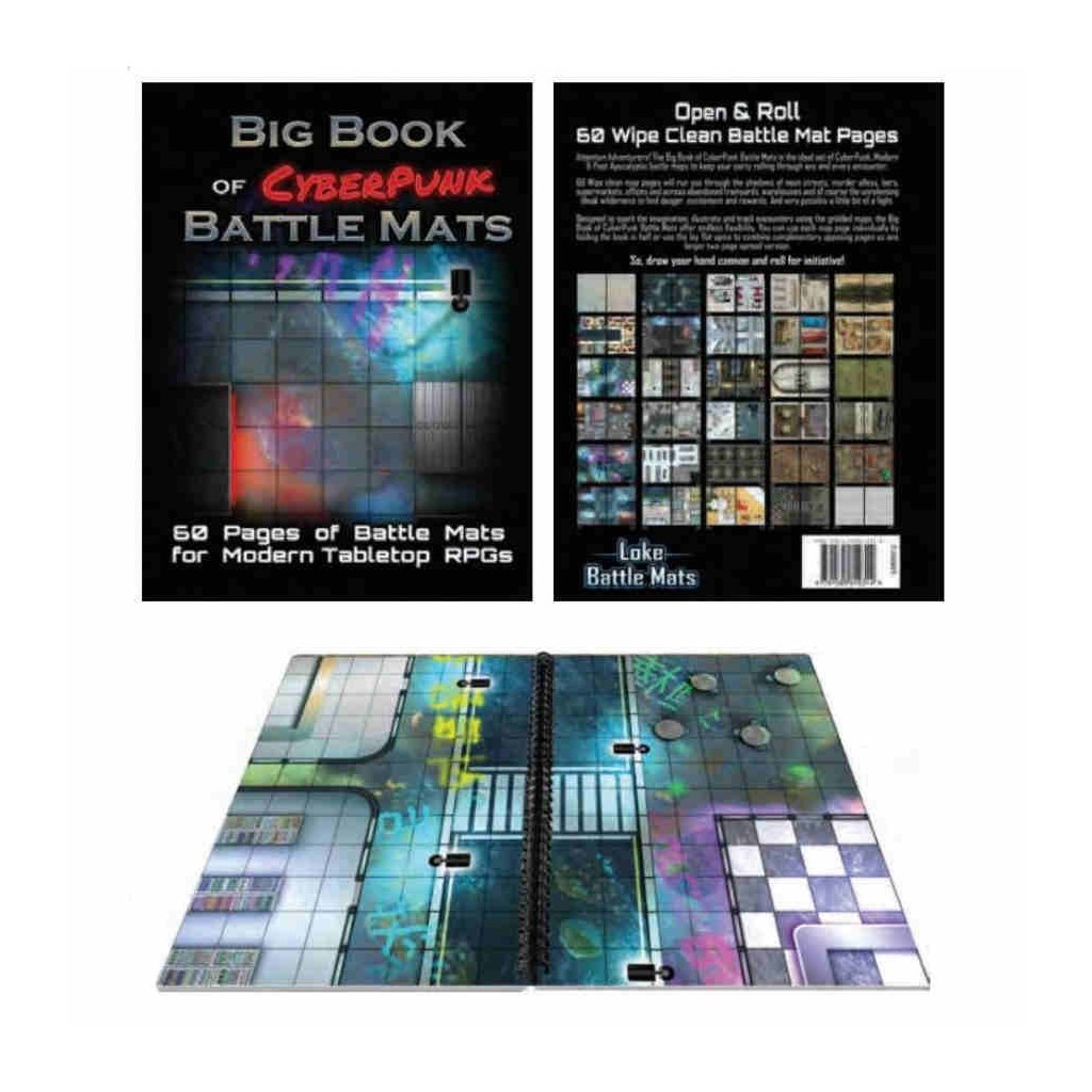 Big Book of CyberPunk Battle Mats