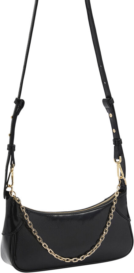 MANGO Double chain handle bag Black
