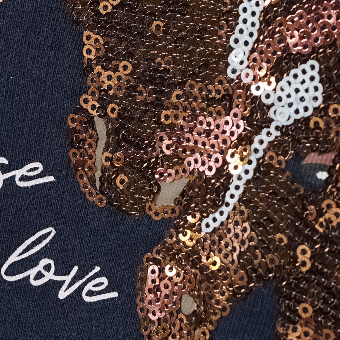 Yigga Mädchen Hoodie mit Pferde-Motiv dunkelblau
