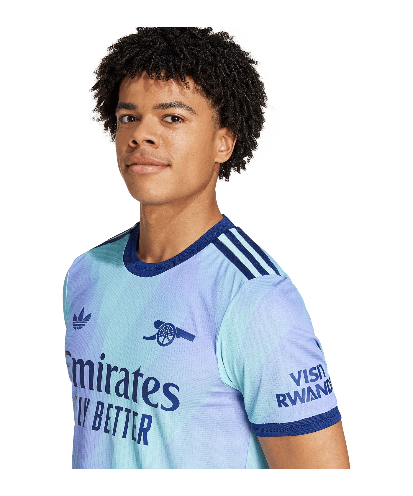 adidas Original FC Arsenal London Auth. Trikot 3rd 2024/2025 Türkis