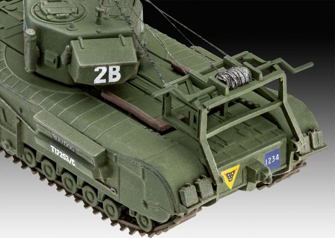 Revell - Churchill A.V.R.E. Tank Byggesæt - 1:76 - Level 4 - 63297