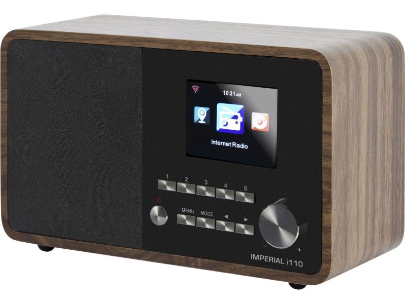Imperial Internet Radio i110 Braun Internetradio mit Wettervorhersage