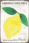 queence Metallbild »Femminello Santa Teresa« Obst | Schriftzug | Schriftzüge 1 Stk. tlg. Stahlschilder