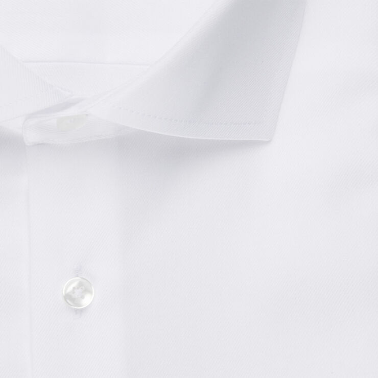 Seidensticker Business Shirt Regular fit Long sleeve Kent-Collar Uni White