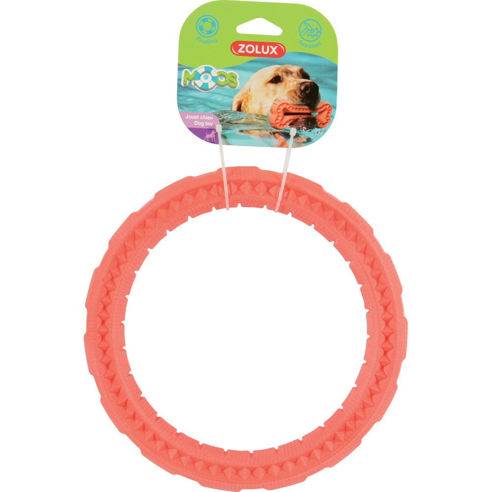 Jouet anneau moos tpr flottant ø 23 cm x 3 cm pour chien