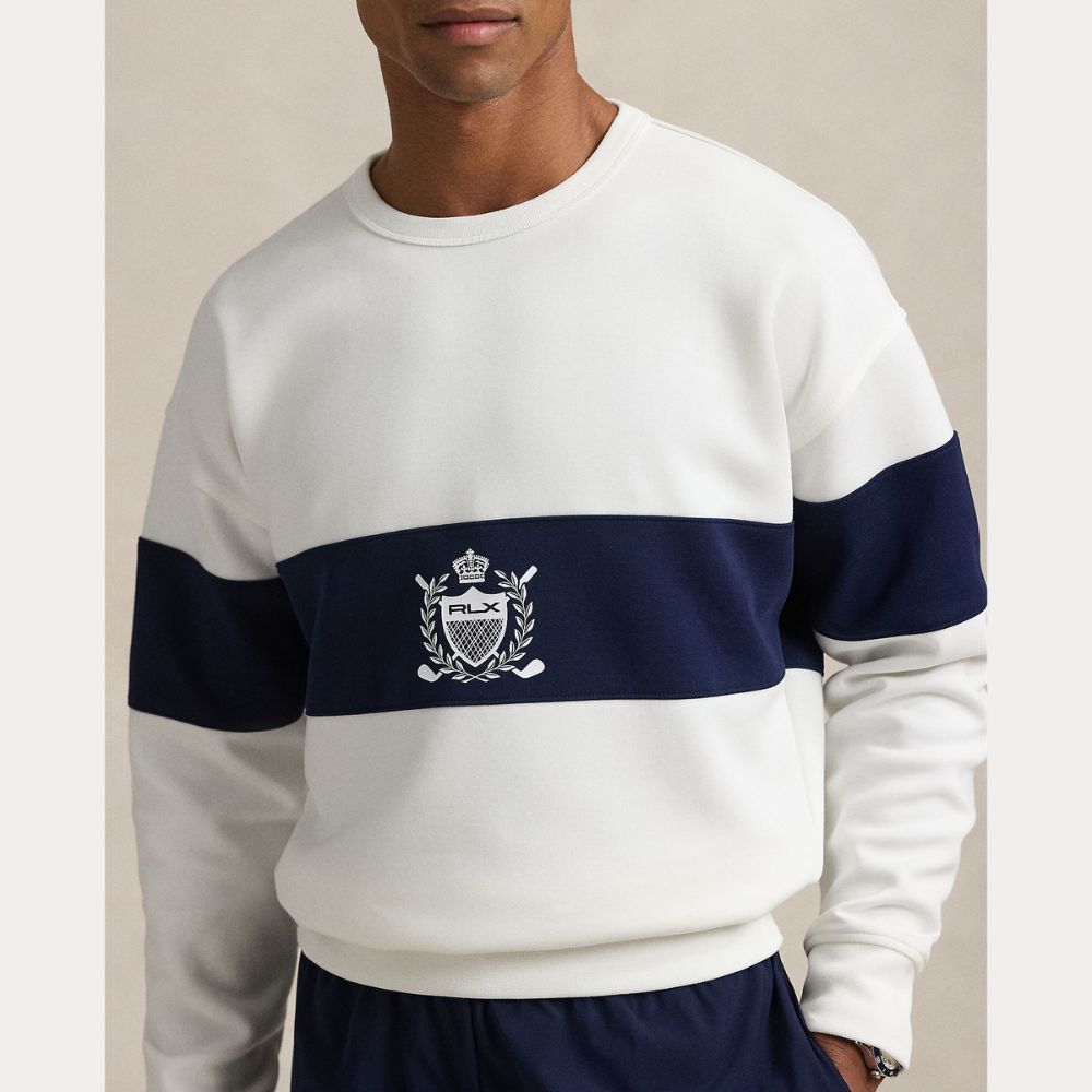 RLX Crest Genser Herre Hvit