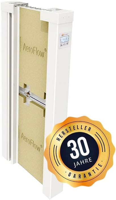 AeroFlow Elektroheizung MINI 650 mit Schamottekern FlexiSmart-Displayregler elektrische Zusatzheizung, Nachtspeicher Ersatz, Elektroheizkörper-Heizgerät
