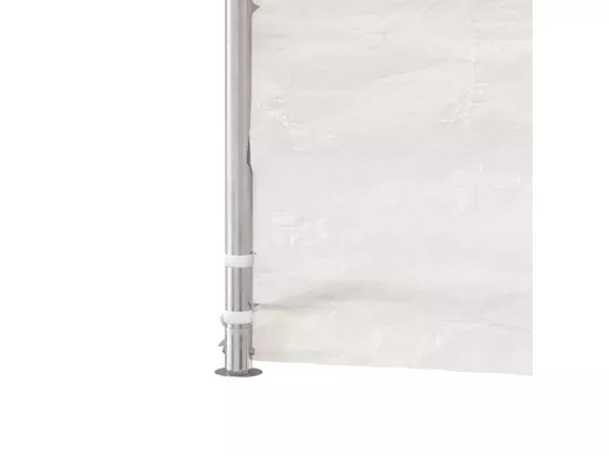 Belvédère avec toit blanc 17,84x4,08x3,22 m polyéthylène