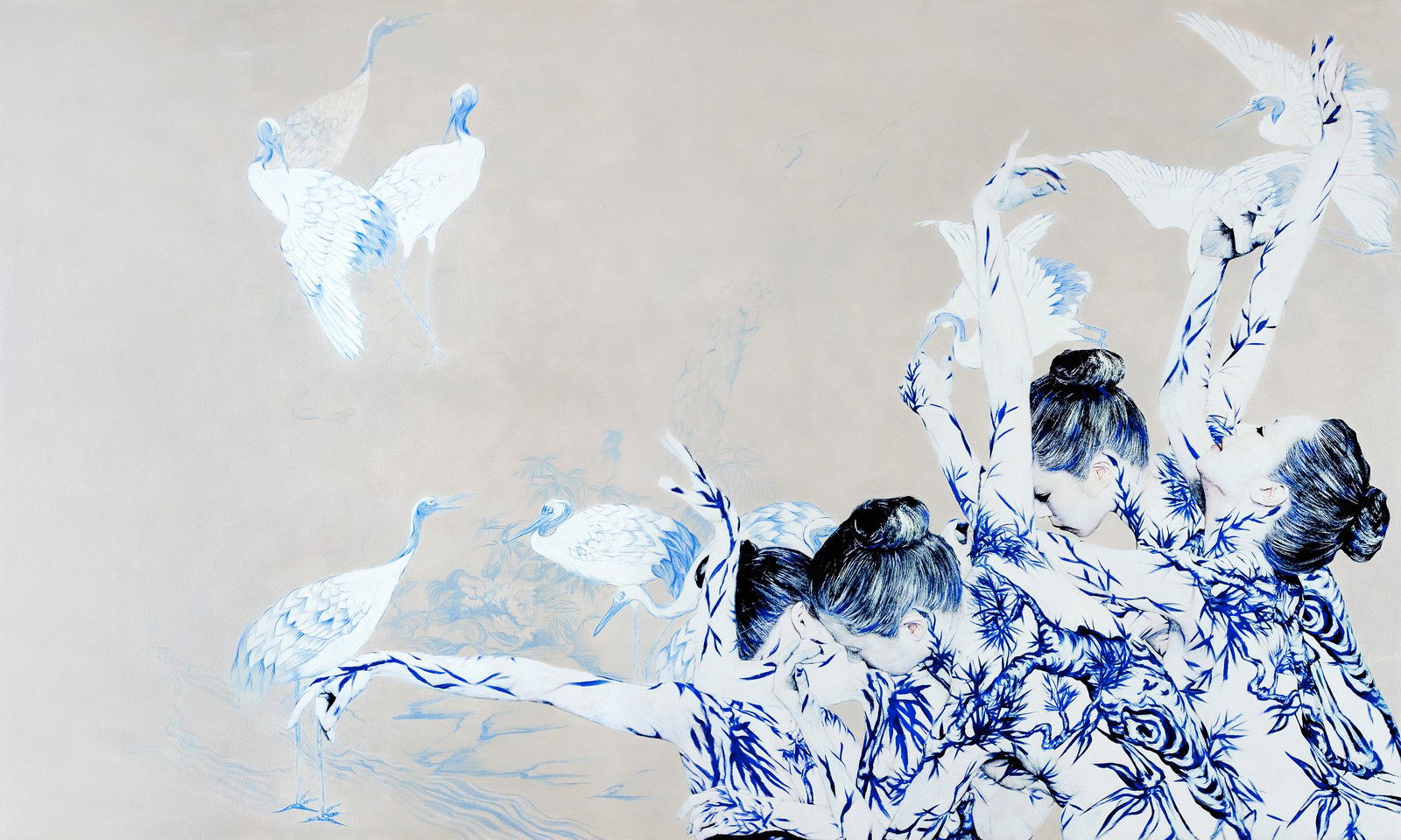 Blue White Porcelain 05 by Dallae Bae - Limited Edition. Edition of: 100. Signed.