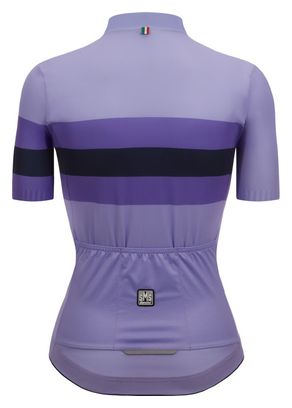 Maillot Manches Courtes Femme Santini Eco Sleek Bengal Violet
